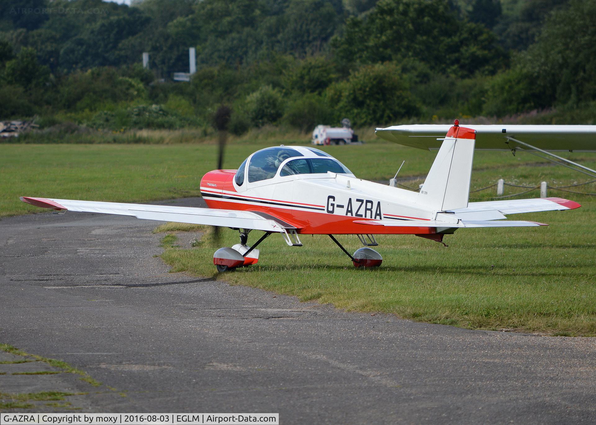 G-AZRA, 1972 Bolkow Bo-209 Monsun C/N 192, Bolkow 209 Monsun at White Waltham. Ex D-EAIH
