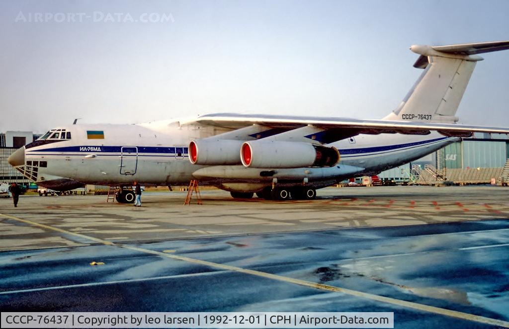 CCCP-76437, 1988 Ilyushin IL-76MD C/N 0083484527, Copenhagen 1.12.92