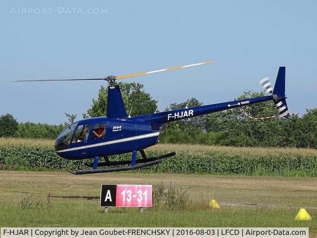 F-HJAR, Robinson R44 Clipper C/N 00000, take off