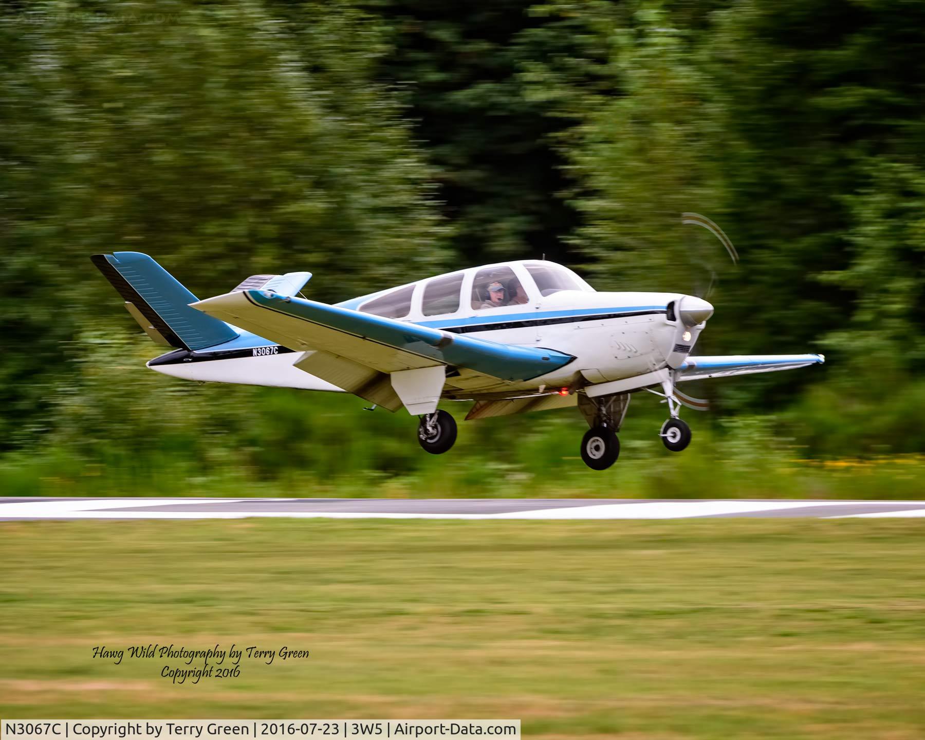 N3067C, 1958 Beech K35 Bonanza C/N D-5731, 2016 North Cascades Vintage Aircraft Museum Fly-In