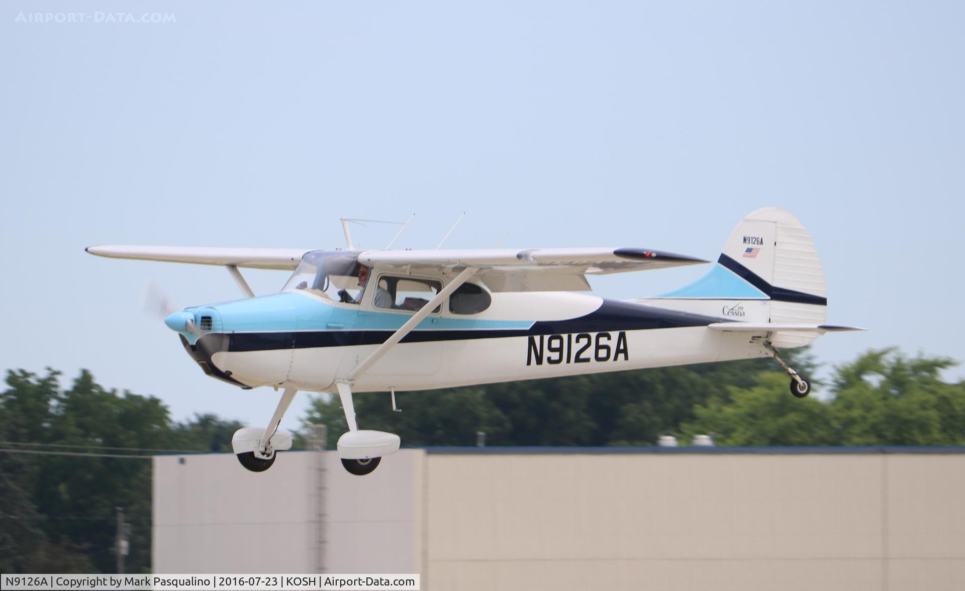 N9126A, 1950 Cessna 170A C/N 19417, Cessna 170A