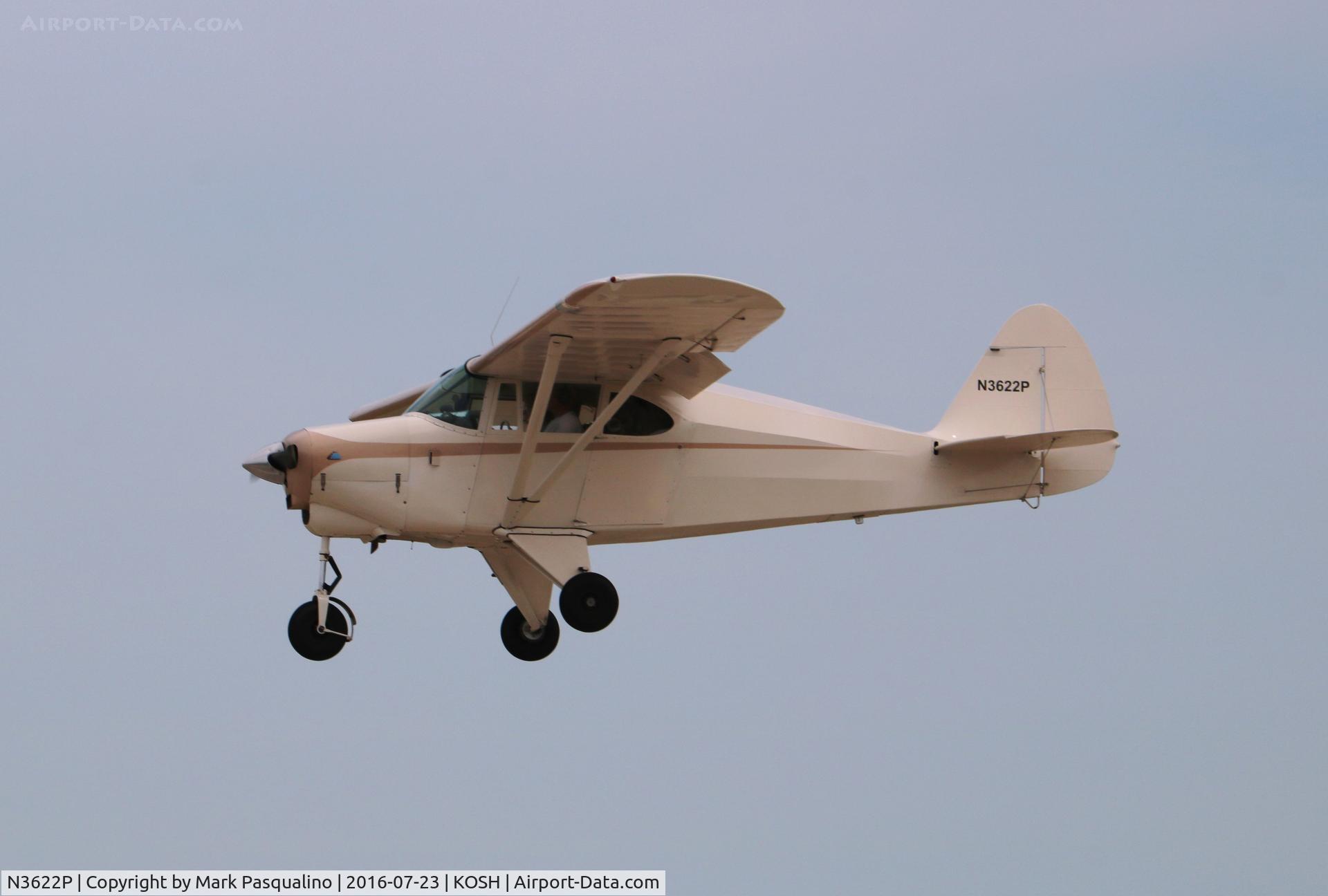 N3622P, 1955 Piper PA-22-150 C/N 22-3355, Piper PA-22-150