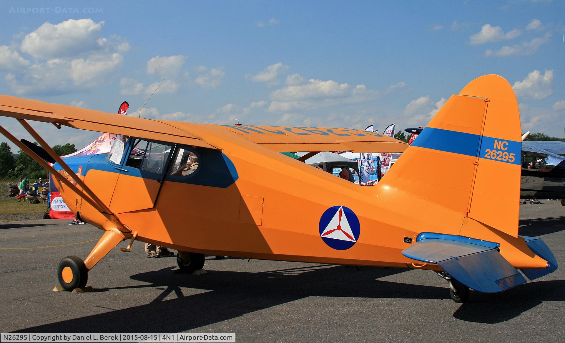 N26295, Stinson 10 C/N 7582, This Stinson Voyager is part of the Keystone Wing of the Commemorative Air Force.