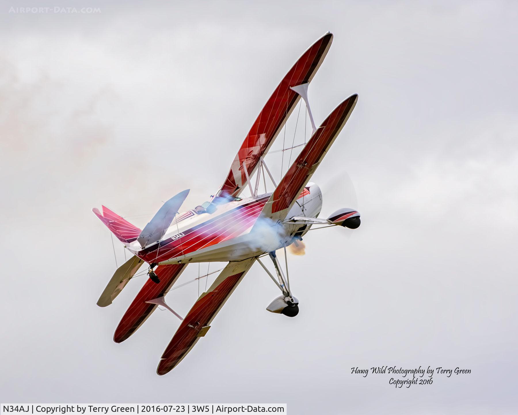 N34AJ, 1973 Stolp SA-300 Starduster Too C/N 185, 2016 North Cascades Vintage Aircraft Museum Fly-In