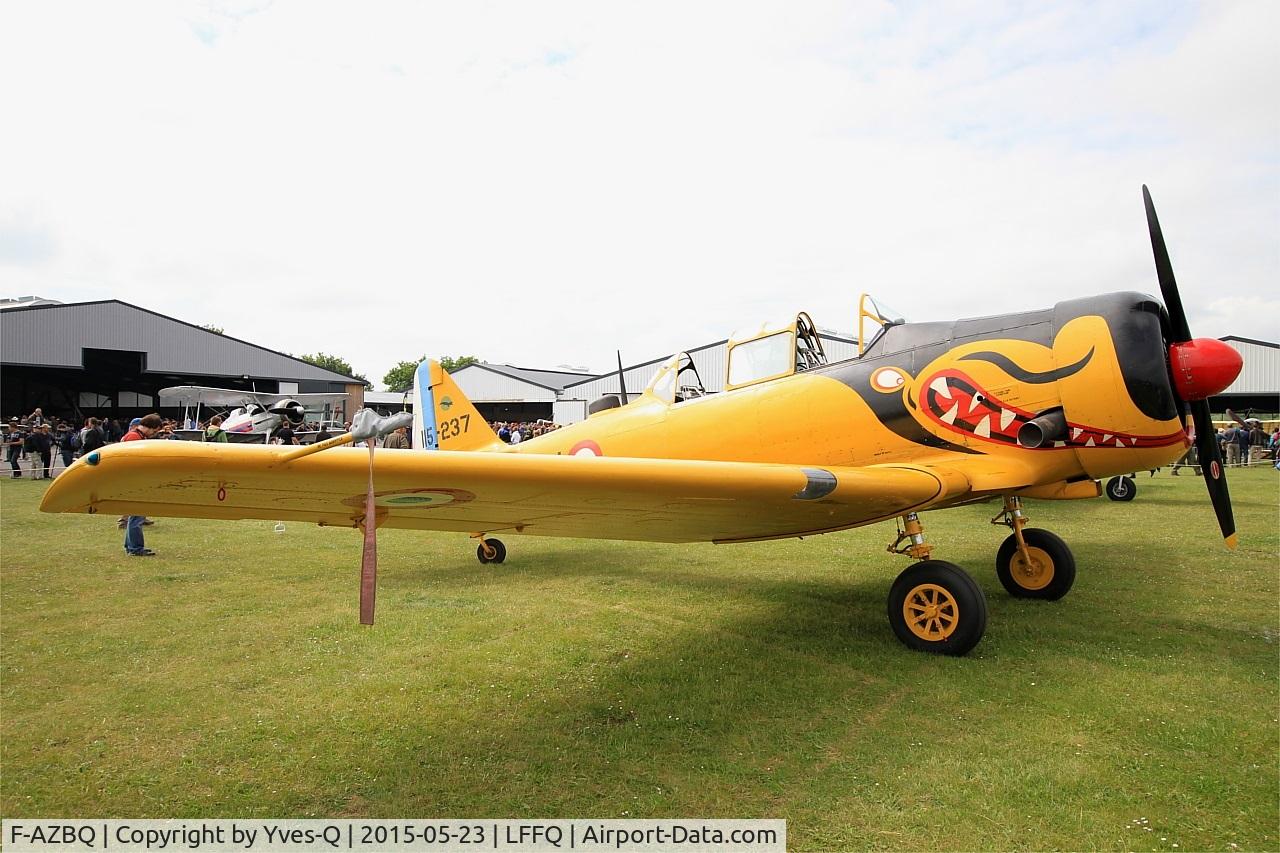 F-AZBQ, North American T-6G Texan C/N 182-535, North American T-6G Texan, Static display, La Ferté-Alais Airfield (LFFQ) Air show 2015