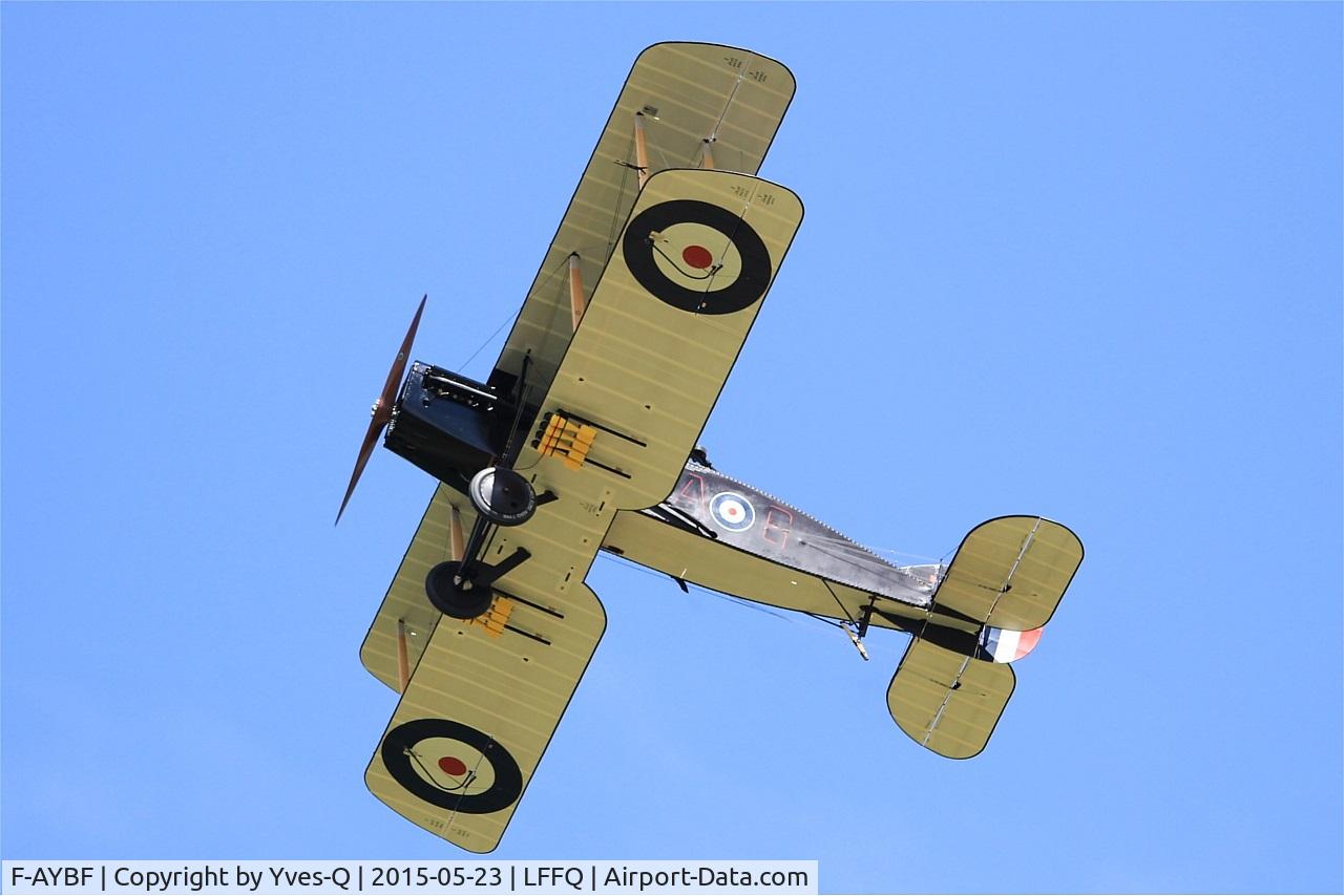 F-AYBF, Bristol F.2B Fighter C/N C794, Bristol F.2B Fighter, On display, La Ferté-Alais airfield (LFFQ) Airshow 2015