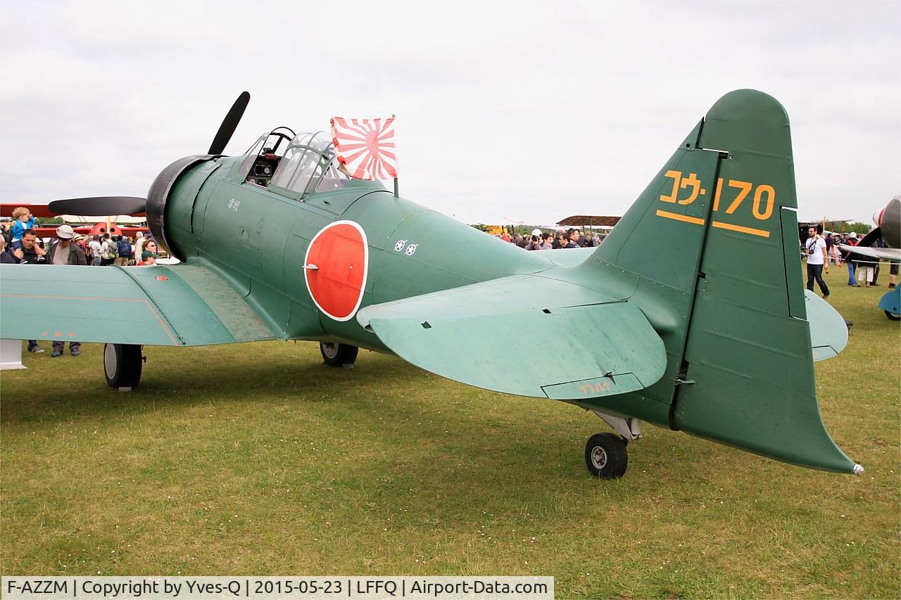 F-AZZM, 2000 North American AT-6B Texan C/N SA-32, North American AT-6B Texan, Static display, La Ferté-Alais airfield (LFFQ) Air show 2015