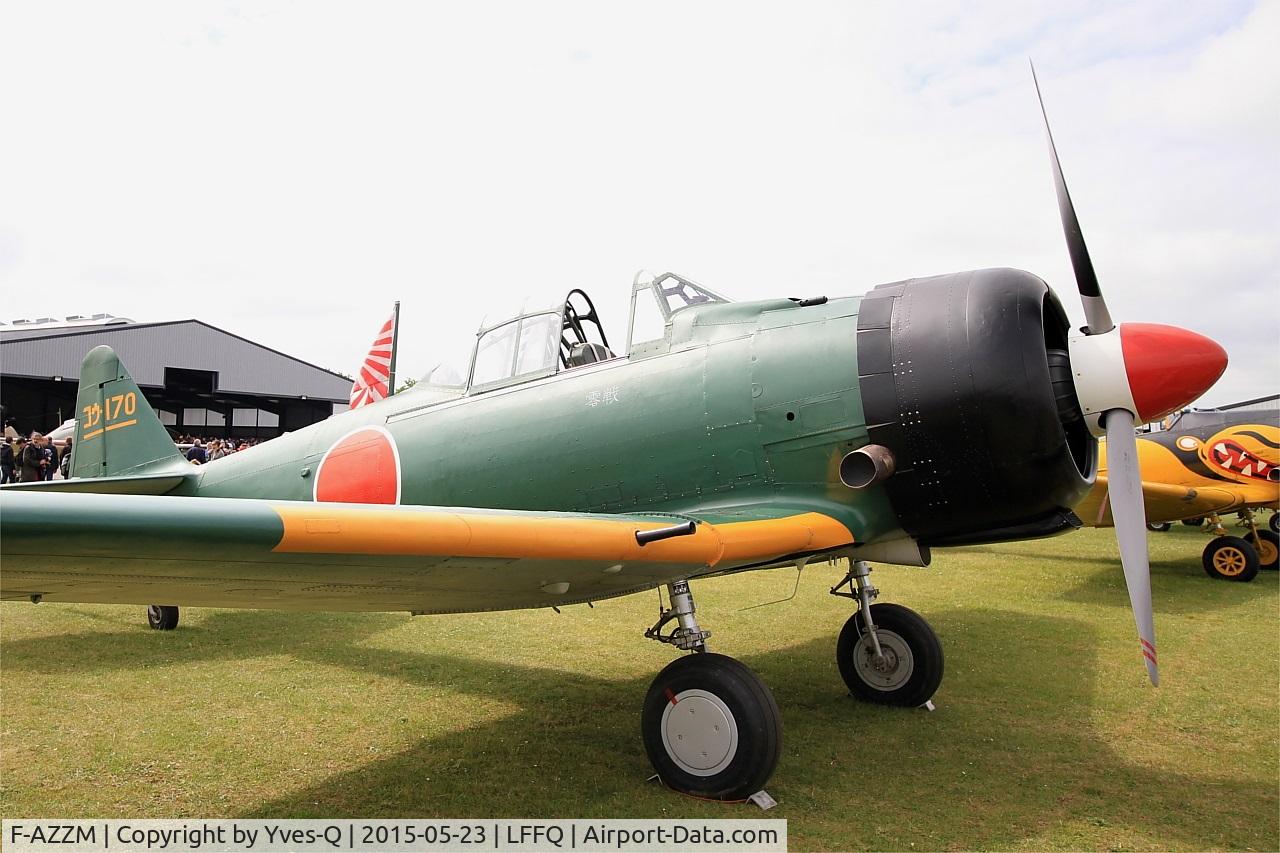 F-AZZM, 2000 North American AT-6B Texan C/N SA-32, North American AT-6B Texan, Static display, La Ferté-Alais airfield (LFFQ) Air show 2015