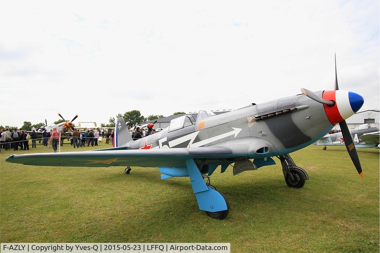 F-AZLY, Yakovlev Yak-3U C/N 172890, Yakovlev YAK-3UA Replica, Static display, La Ferté-Alais Airfield (LFFQ) Air show 2015