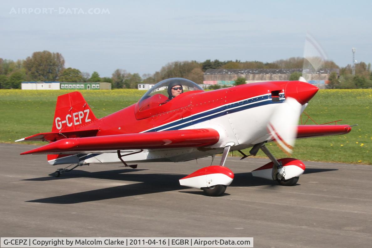 G-CEPZ, 1996 Rihn DR-107 One Design C/N 0038, Rihn DR-107 One Design at Breighton Airfield, April 16th 2011.