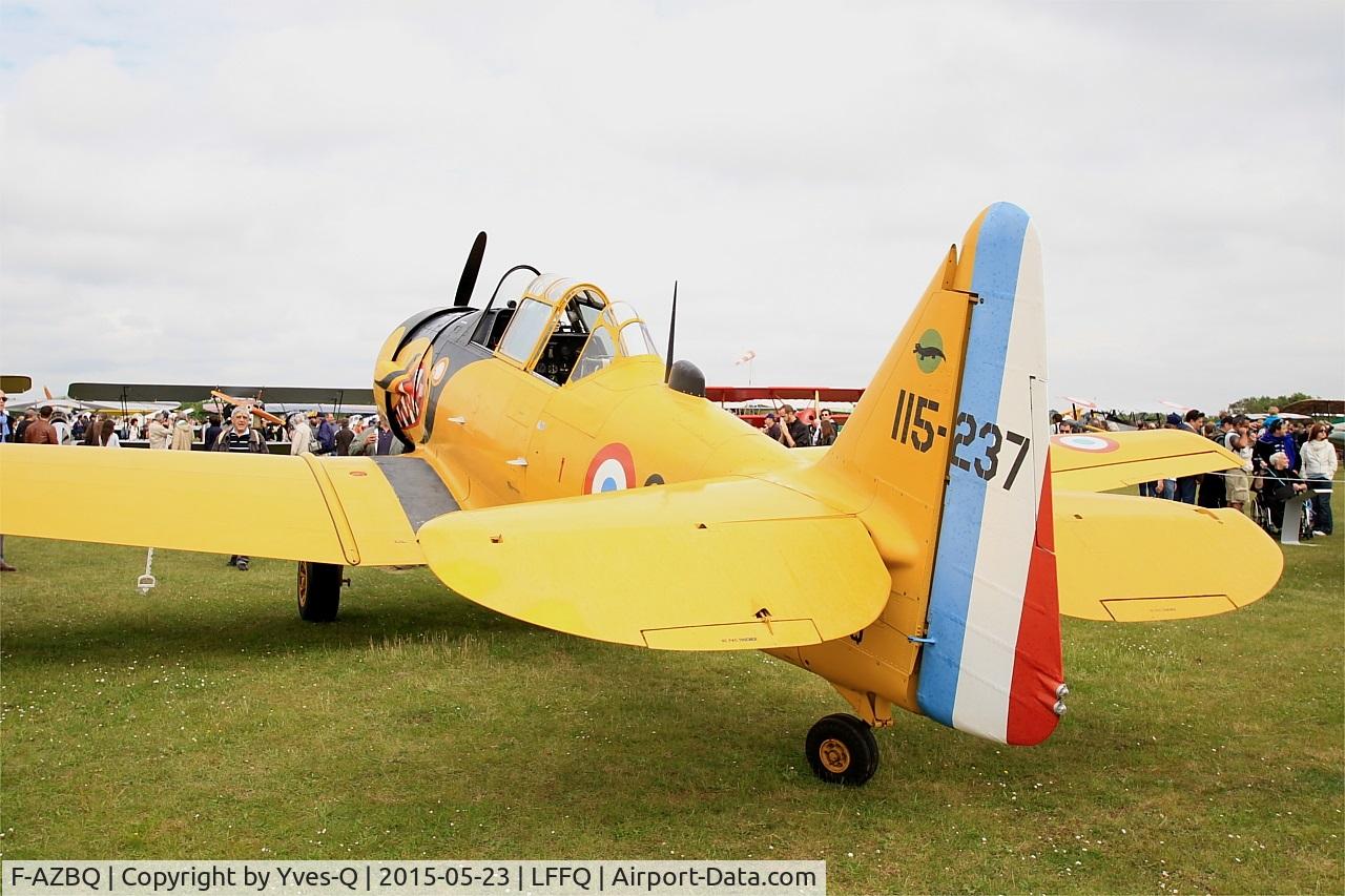 F-AZBQ, North American T-6G Texan C/N 182-535, North American T-6G Texan, Static display, La Ferté-Alais Airfield (LFFQ) Air show 2015