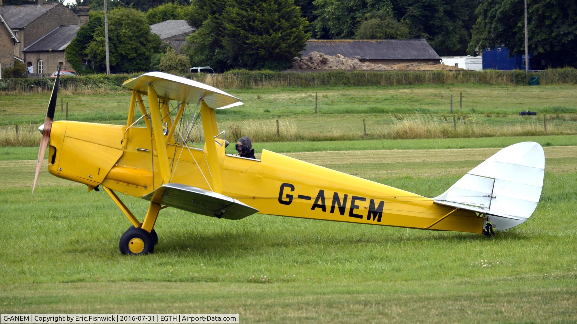 G-ANEM, 1940 De Havilland DH-82A Tiger Moth II C/N 82943, x. G-ANEM at 'A Gathering of Moths,' Old Warden Aerodrome, Beds.