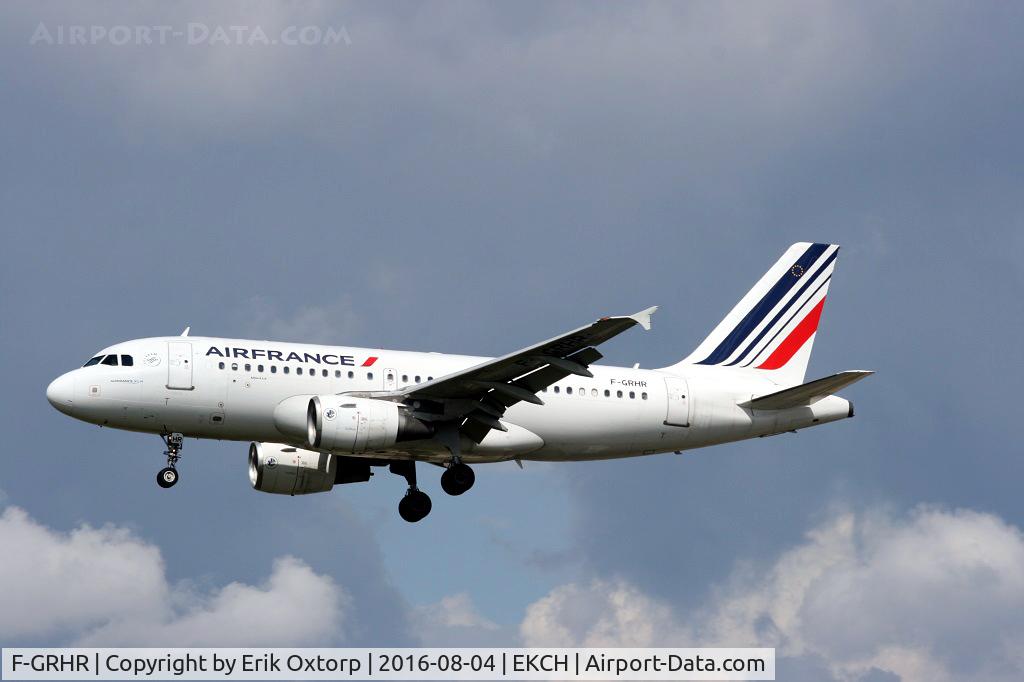 F-GRHR, 2001 Airbus A319-111 C/N 1415, F-GRHR about to land rw 22L