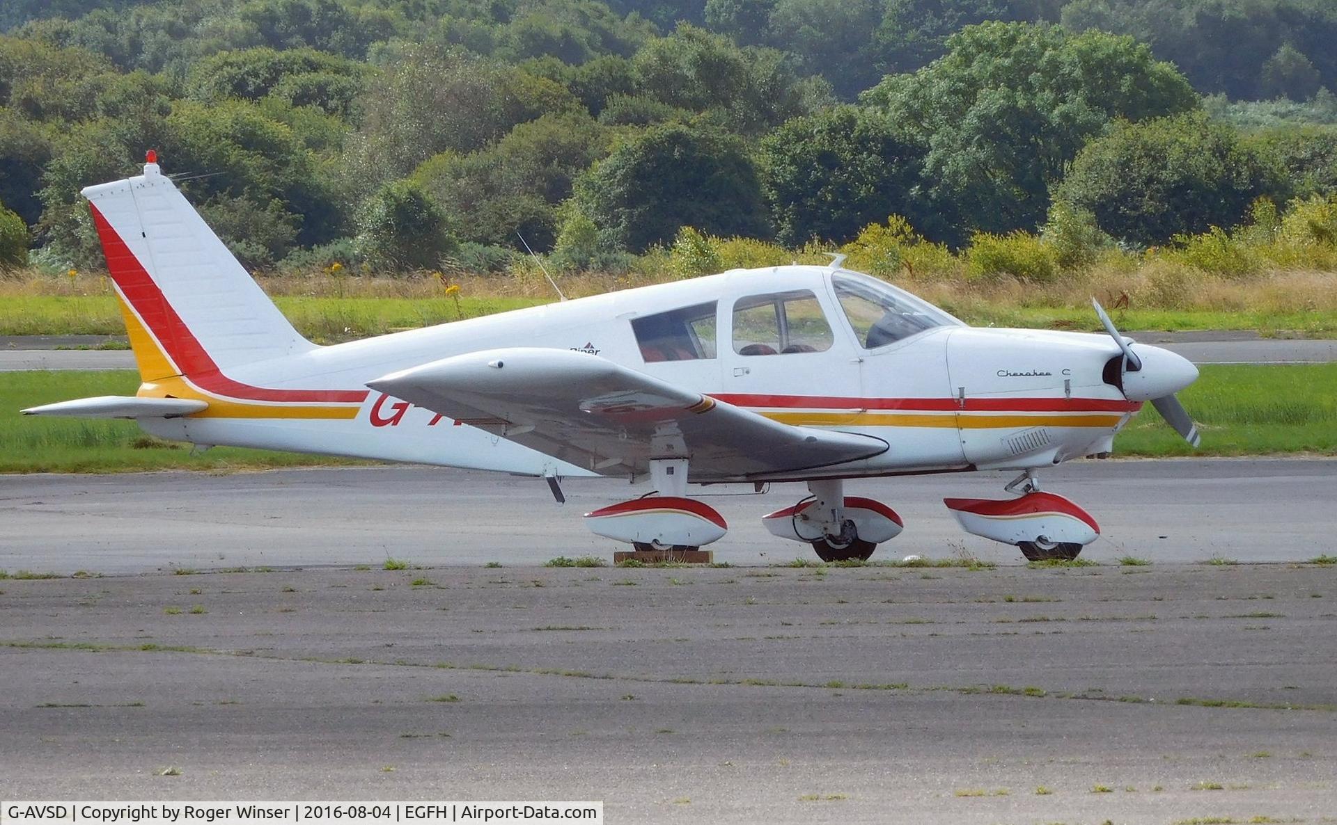 G-AVSD, 1967 Piper PA-28-180 Cherokee C/N 28-4195, Visiting Cherokee.