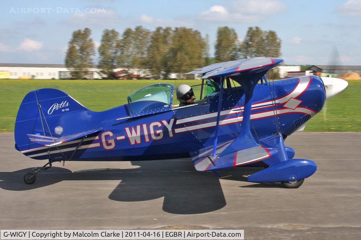 G-WIGY, 1991 Pitts S-1S Special C/N 7-0115, Pitts S-1S at Breighton Airfield, April 16th 2011.