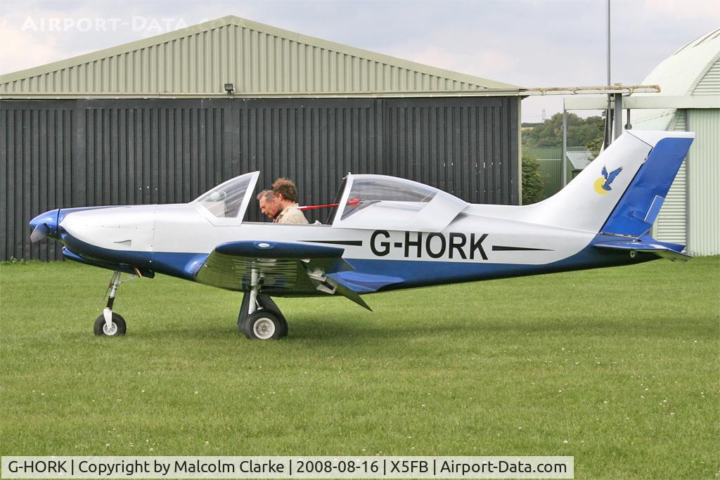 G-HORK, 2007 Alpi Aviation Pioneer 300 Hawk C/N PFA 330A-14741, Alpi Aviation Pioneer 300 Hawk, Fishburn Airfield, August 2008.