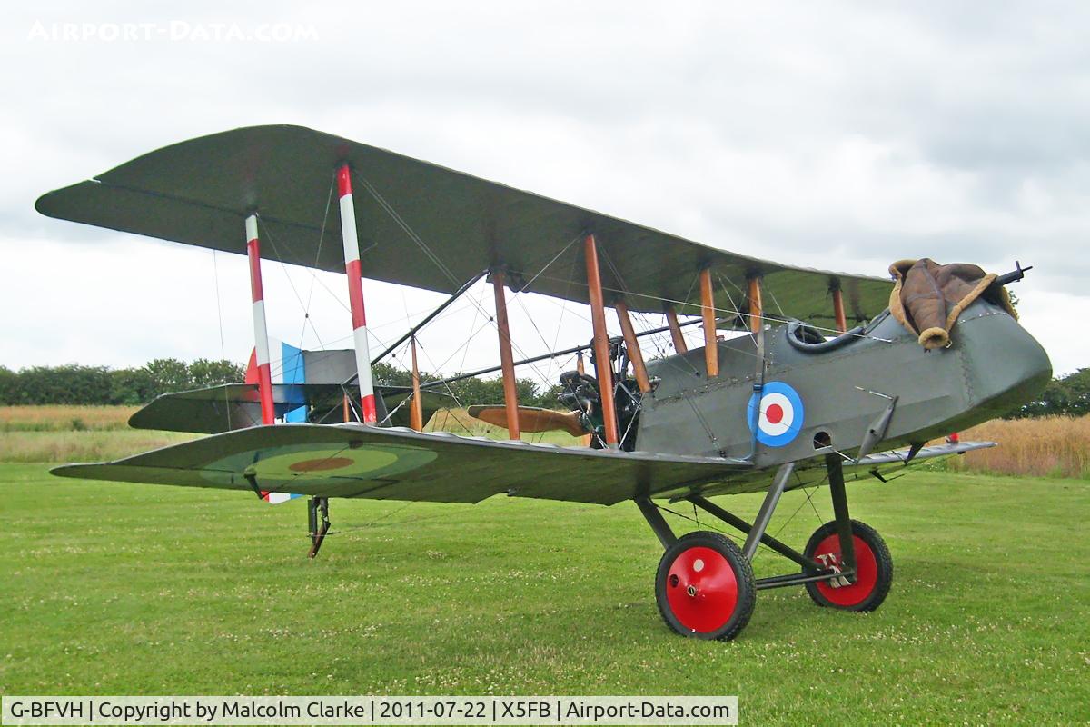 G-BFVH, 1978 Airco DH-2 Replica C/N WA4, Airco DH-2 Replica, Fishburn Airfield, July 22nd 2011.