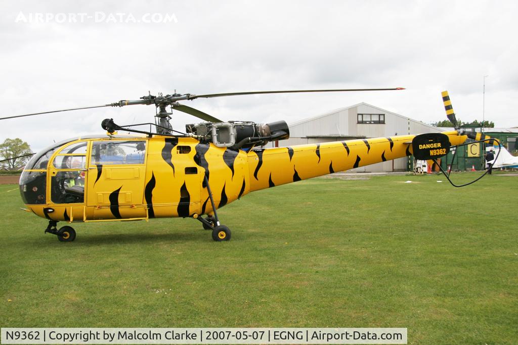 N9362, 1970 Aerospatiale SA-316B Alouette III C/N 1739, Aerospatiale SA-316B Alouette III at Bagby Airfield's May Fly-In in 2007.