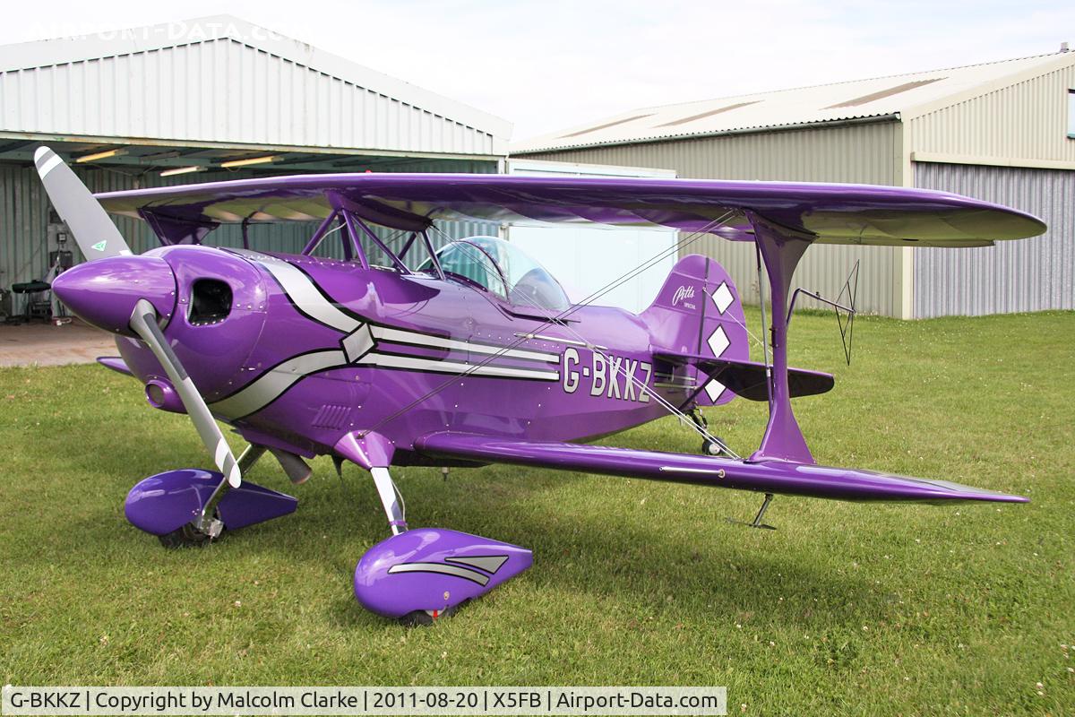 G-BKKZ, 2000 Pitts S-1S Special C/N PFA 009-10525, Pitts S-1S, Fishburn Airfield, August 20th 2011.