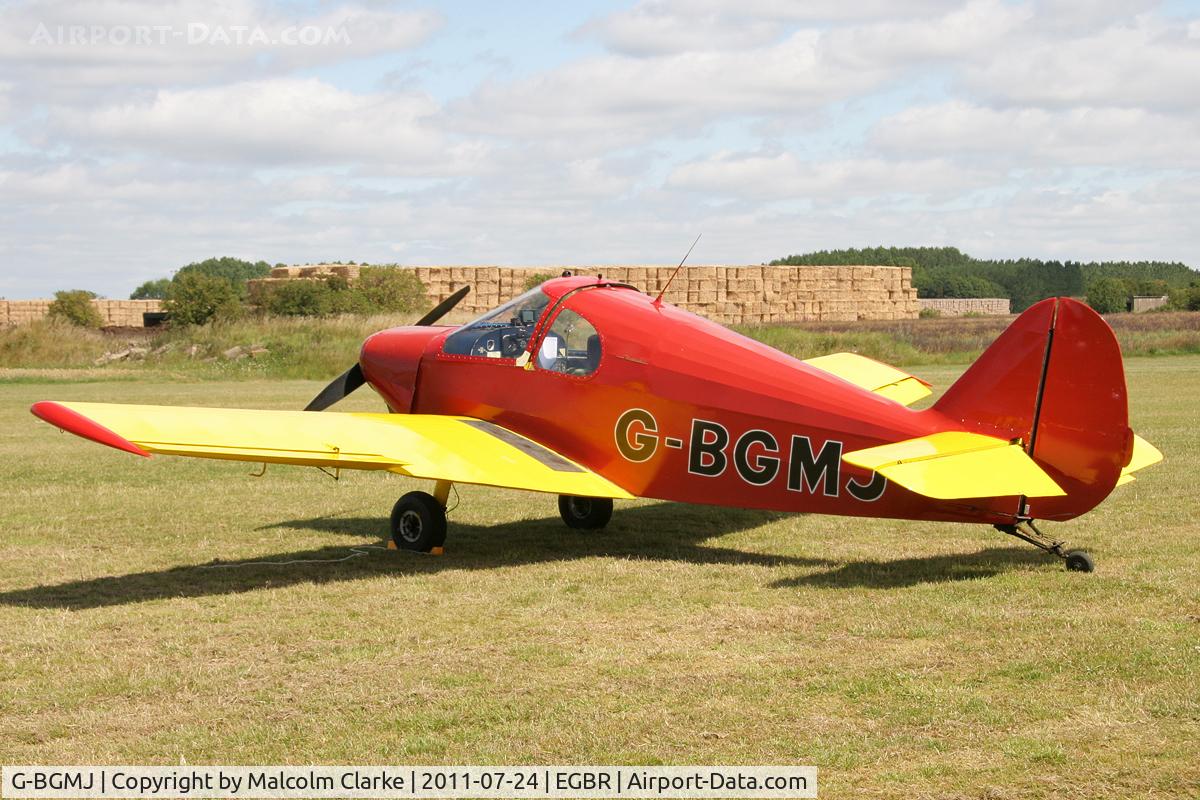 G-BGMJ, 1952 Gardan GY-201 Minicab C/N 12, Gardan GY-201 Minicab at Breighton Airfield's Wings & Wheels Weekend, July 2011.