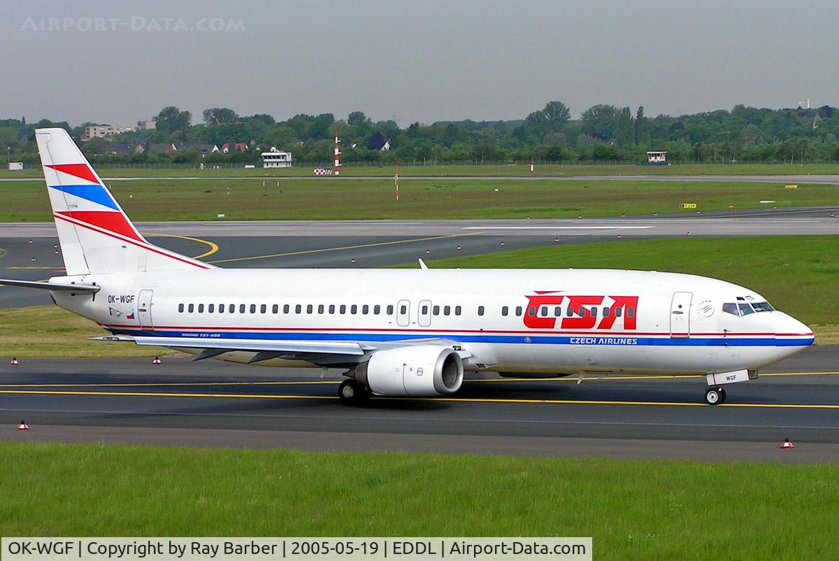 OK-WGF, 1990 Boeing 737-4Y0 C/N 24903, Boeing 737-4Y0 [24903] (CSA Czech Airlines) Dusseldorf~D 19/05/2005