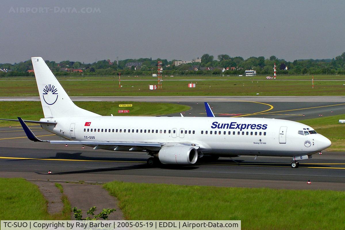 TC-SUO, 2001 Boeing 737-86Q C/N 30272, Boeing 737-86Q [30272] (SunExpress) Dusseldorf~D 19/05/2005