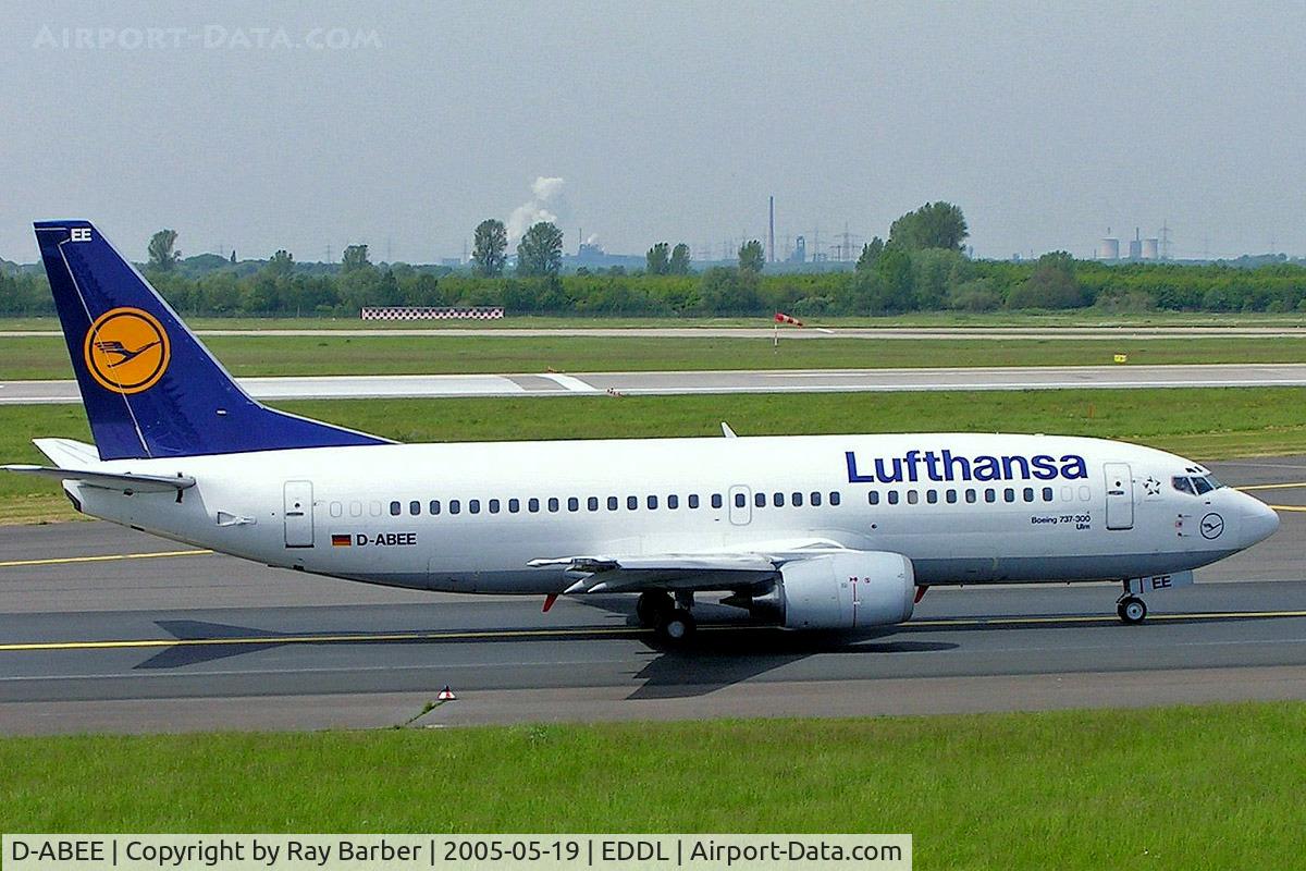 D-ABEE, 1991 Boeing 737-330 C/N 25216, Boeing 737-330 [25216] (Lufthansa) Dusseldorf~D 19/05/2005