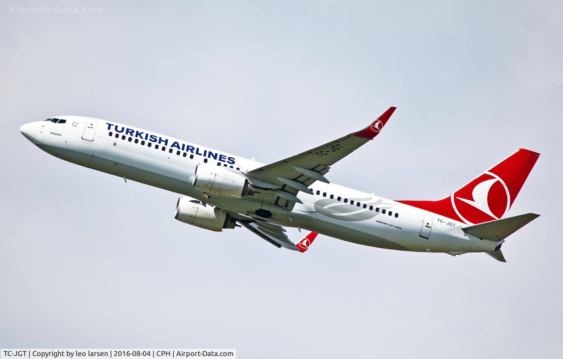 TC-JGT, 2006 Boeing 737-8F2 C/N 34417, Copenhagen 4.8.16