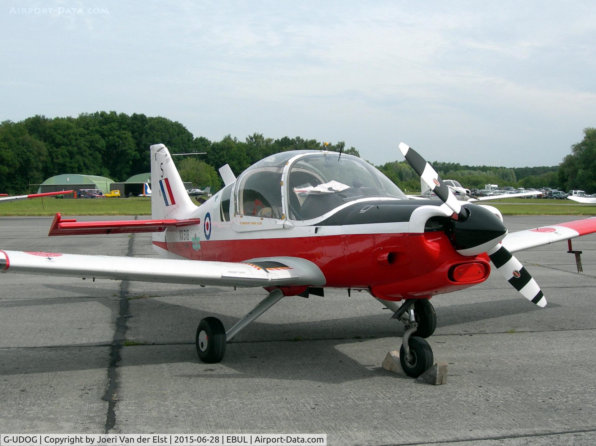 G-UDOG, 1973 Scottish Aviation Bulldog T.1 C/N BH120/204, Ursel Avia 2015