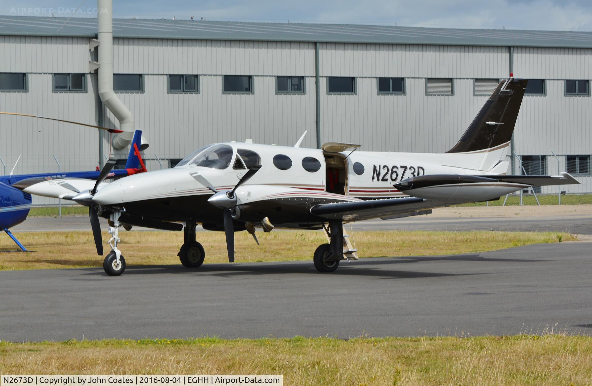 N2673D, 1979 Cessna 340A C/N 340A0755, Visitor at Bliss Avn