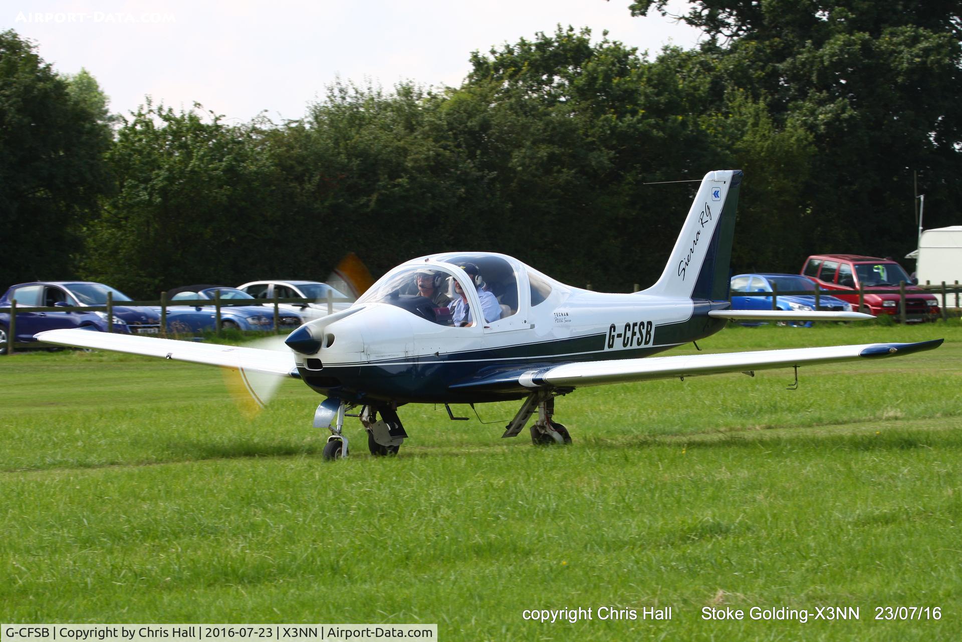 G-CFSB, 2008 Tecnam P-2002RG Sierra C/N LAA 333A-14864, Stoke Golding Stakeout 2016