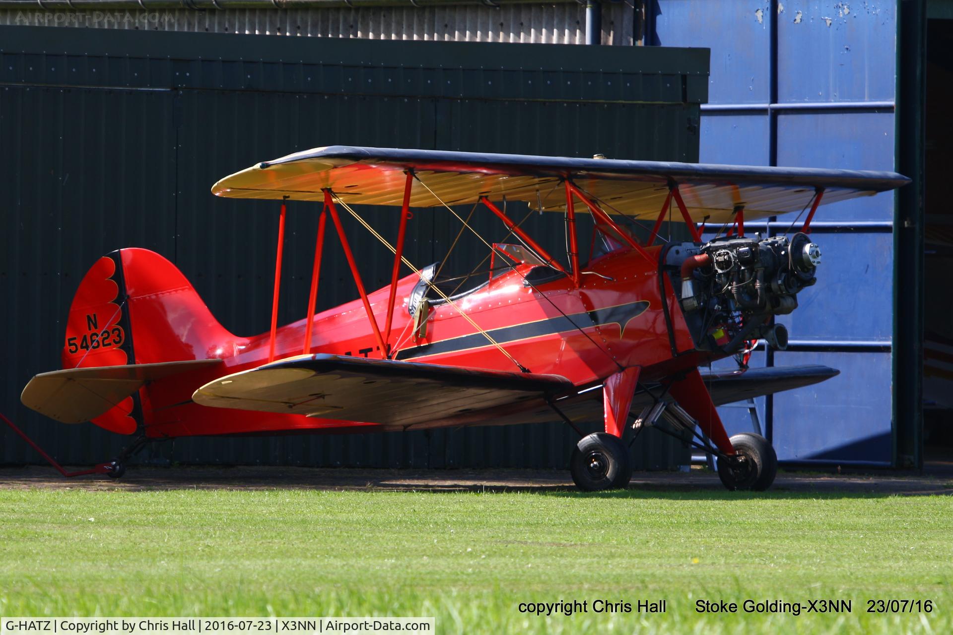 G-HATZ, 1981 Hatz CB-1 C/N 17, Stoke Golding Stakeout 2016