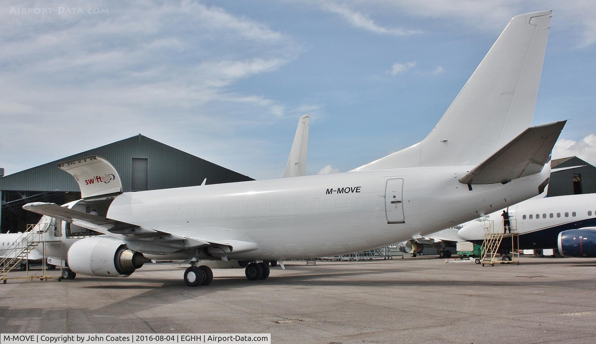 M-MOVE, 1987 Boeing 737-375(SF) C/N 23708, At its new home with European Avn