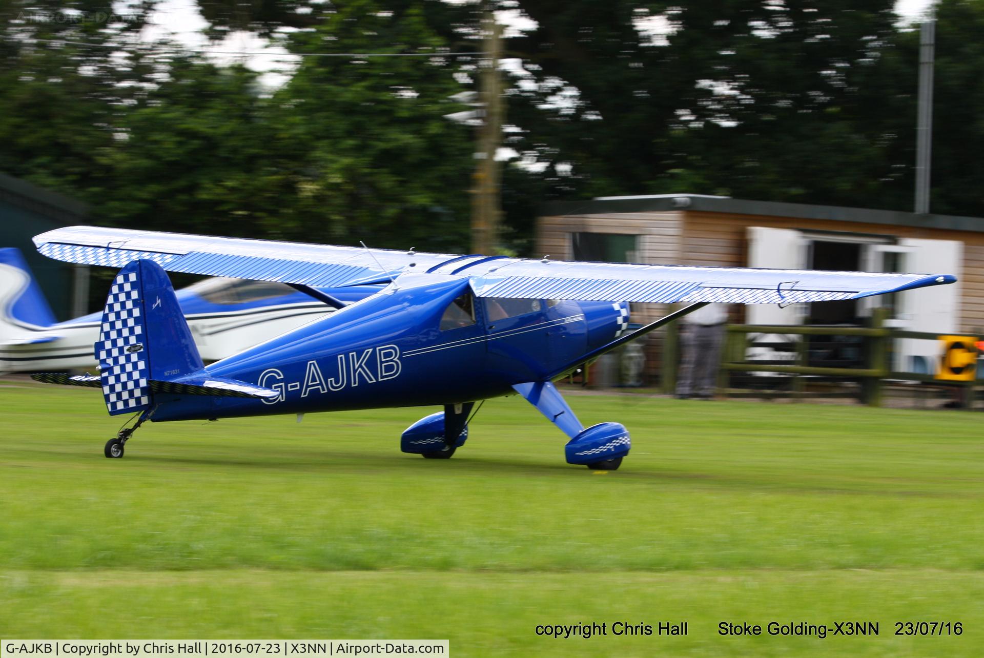G-AJKB, 1946 Luscombe 8E Silvaire C/N 3058, Stoke Golding Stakeout 2016