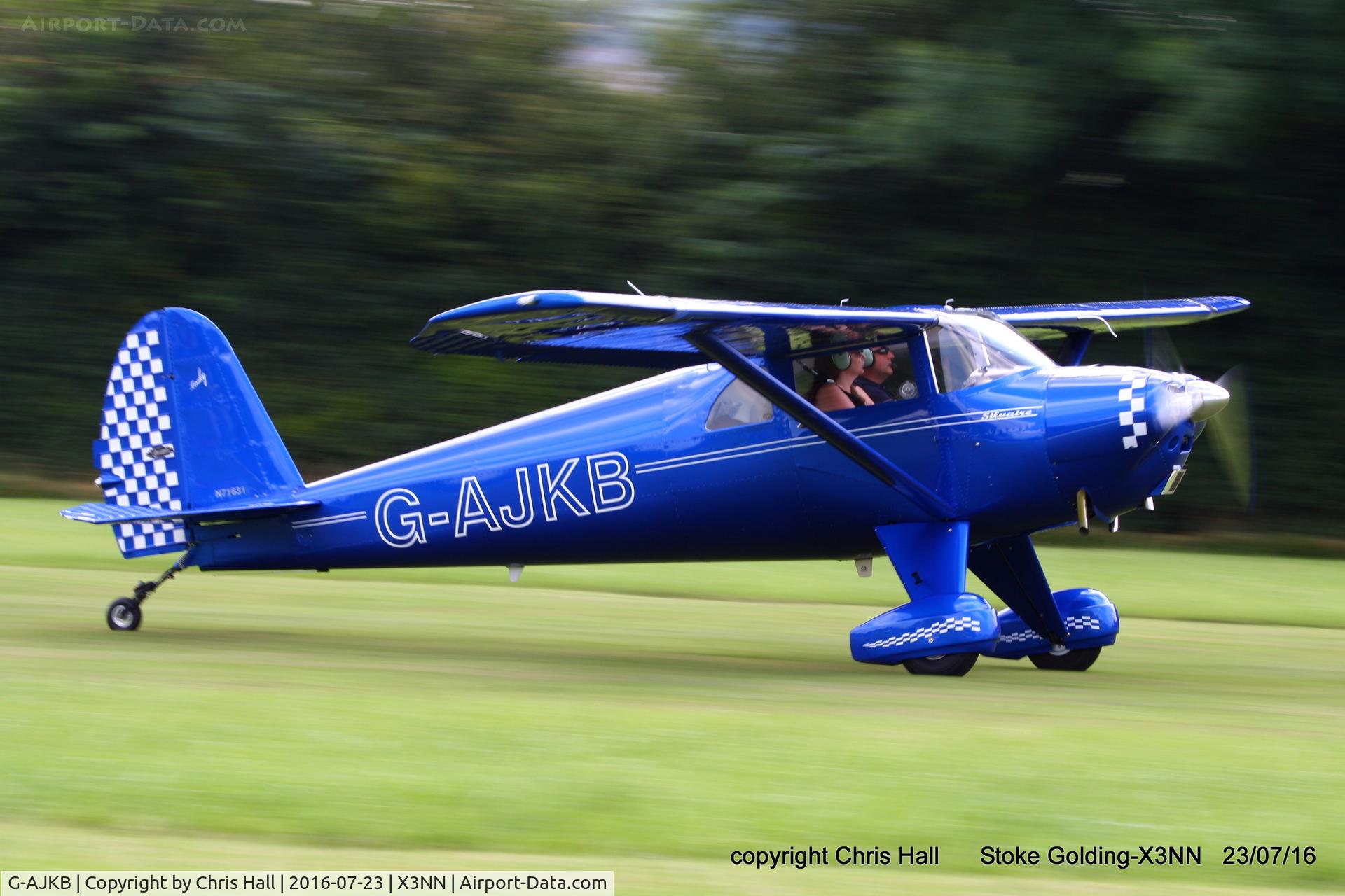 G-AJKB, 1946 Luscombe 8E Silvaire C/N 3058, Stoke Golding Stakeout 2016