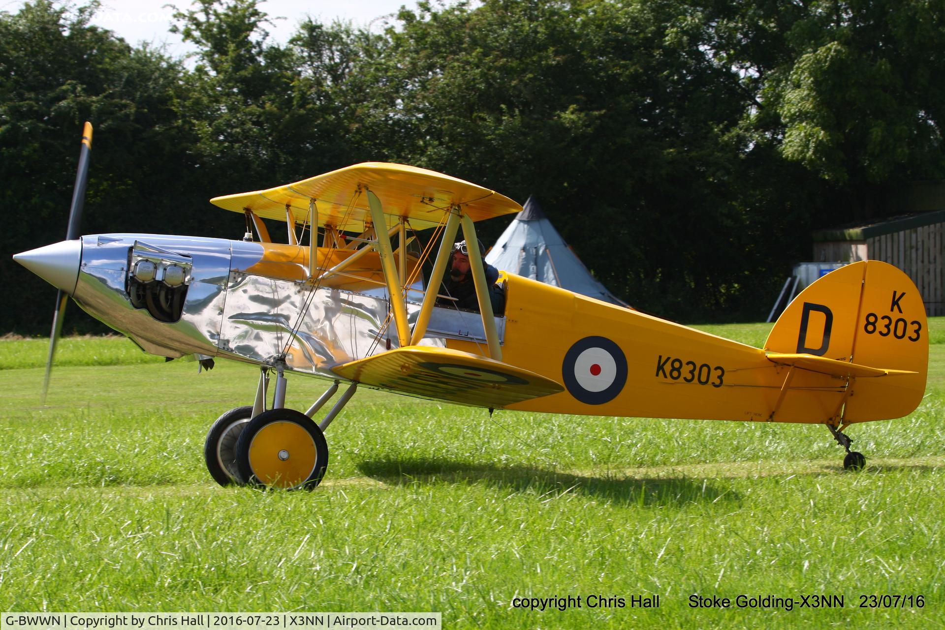 G-BWWN, 1998 Isaacs Fury II C/N PFA 011-10957, Stoke Golding Stakeout 2016