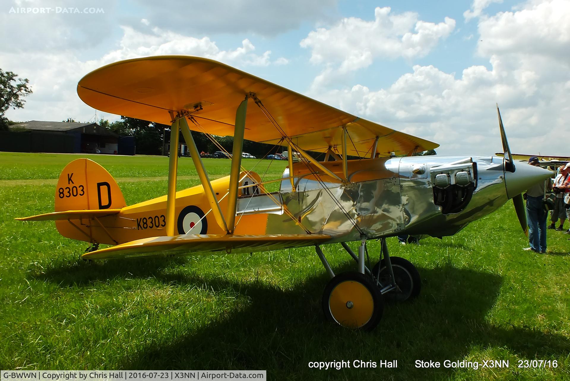 G-BWWN, 1998 Isaacs Fury II C/N PFA 011-10957, Stoke Golding Stakeout 2016