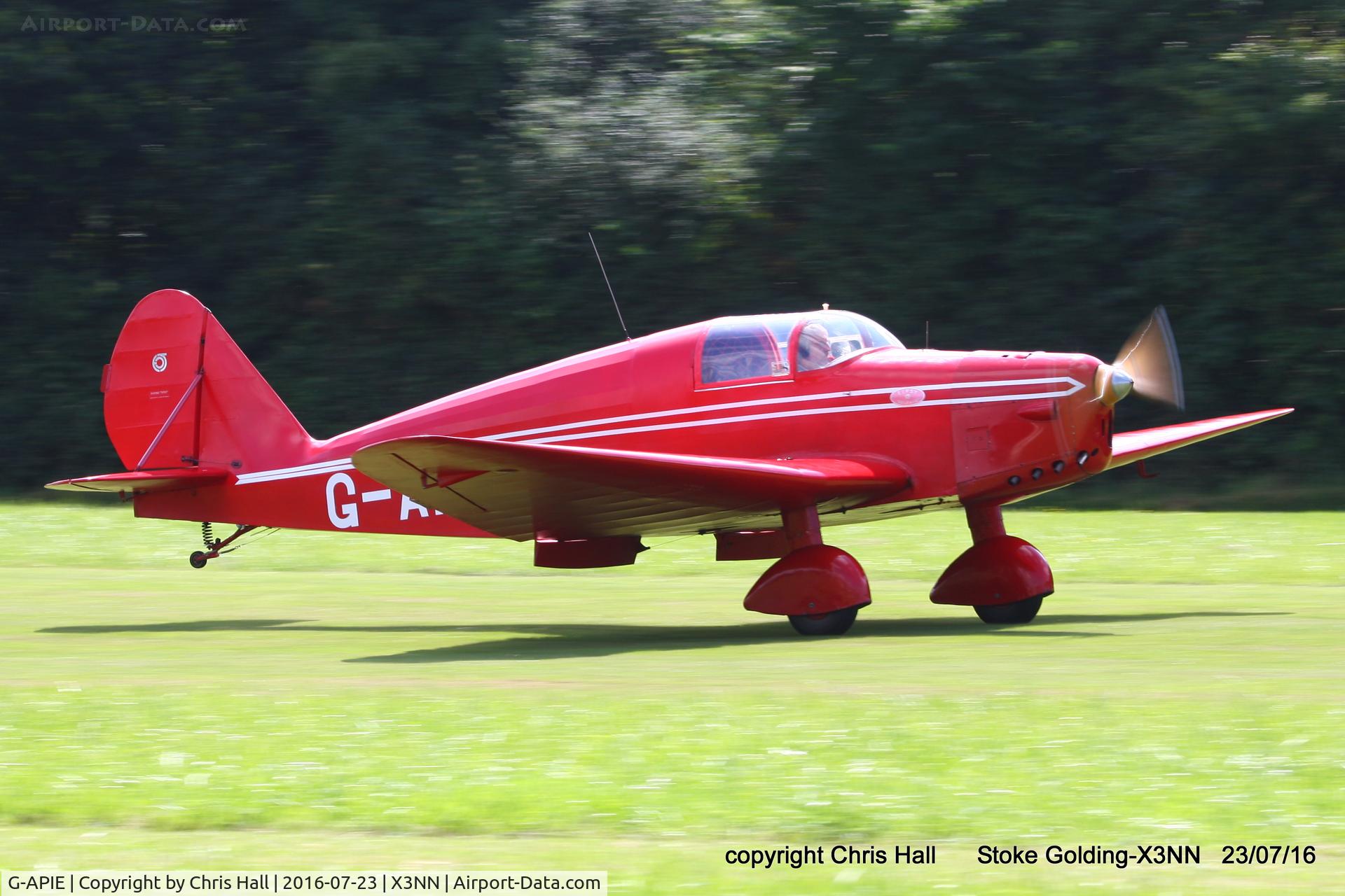 G-APIE, 1958 Tipsy Belfair C/N 535, Stoke Golding Stakeout 2016
