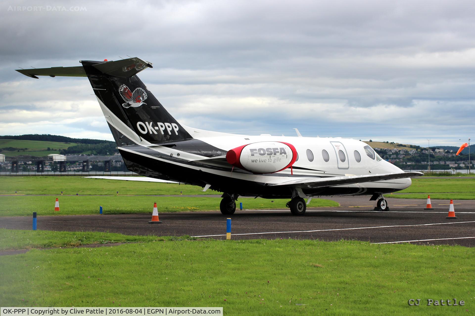 OK-PPP, 2004 Raytheon Hawker 400XP C/N RK-385, Visitor to Dundee Riverside EGPN