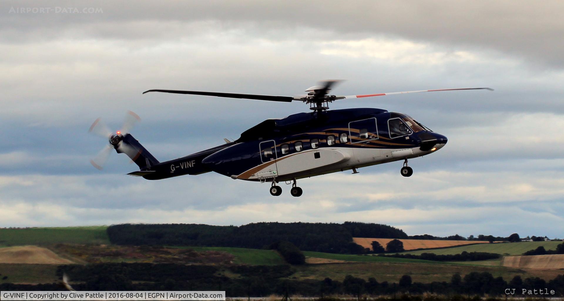 G-VINF, 2004 Sikorsky S-92A C/N 920008, Crew training at Dundee Riverside EGPN