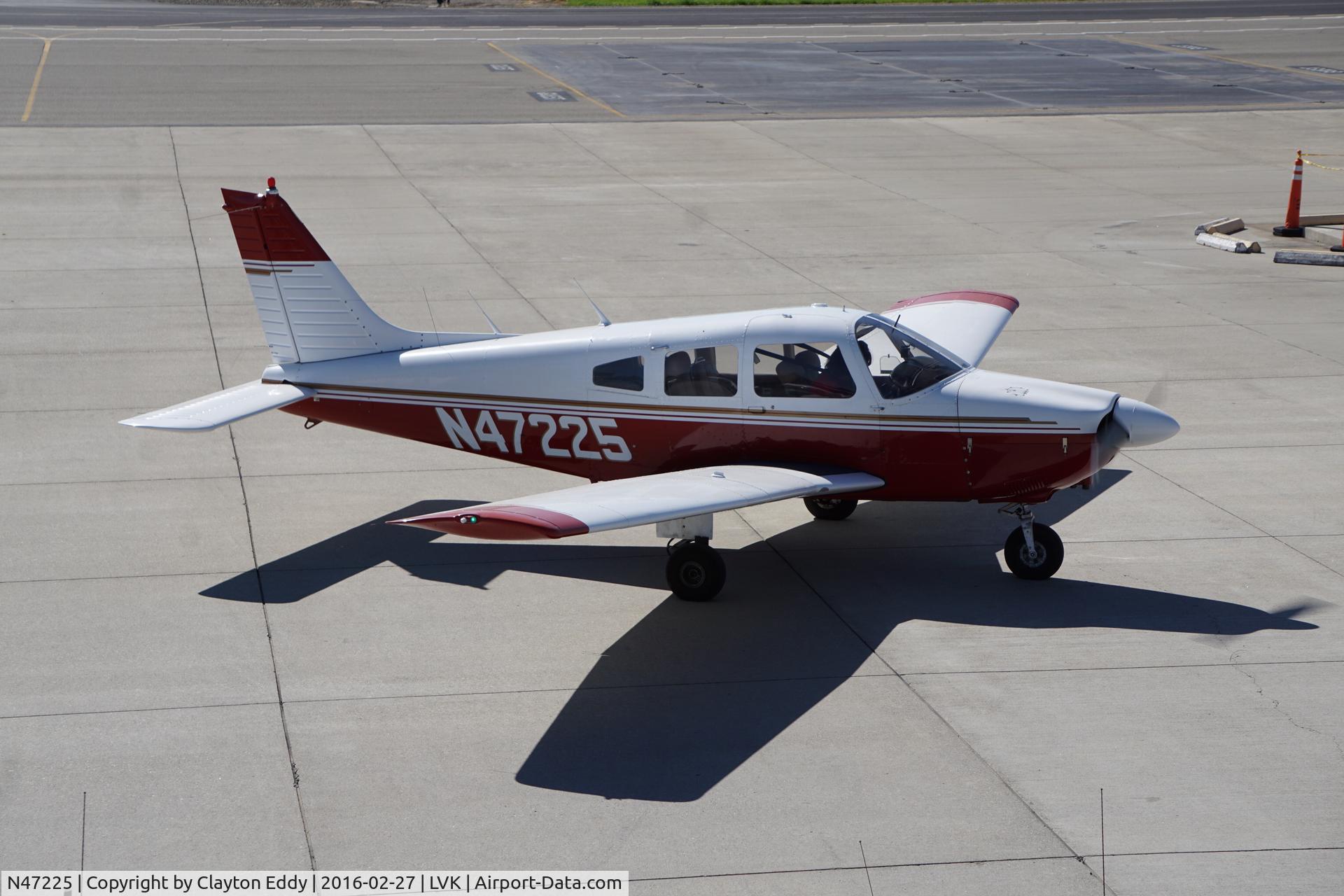 N47225, 1977 Piper PA-28-181 C/N 28-7890050, N47225 at Livermore Airport. 2016.