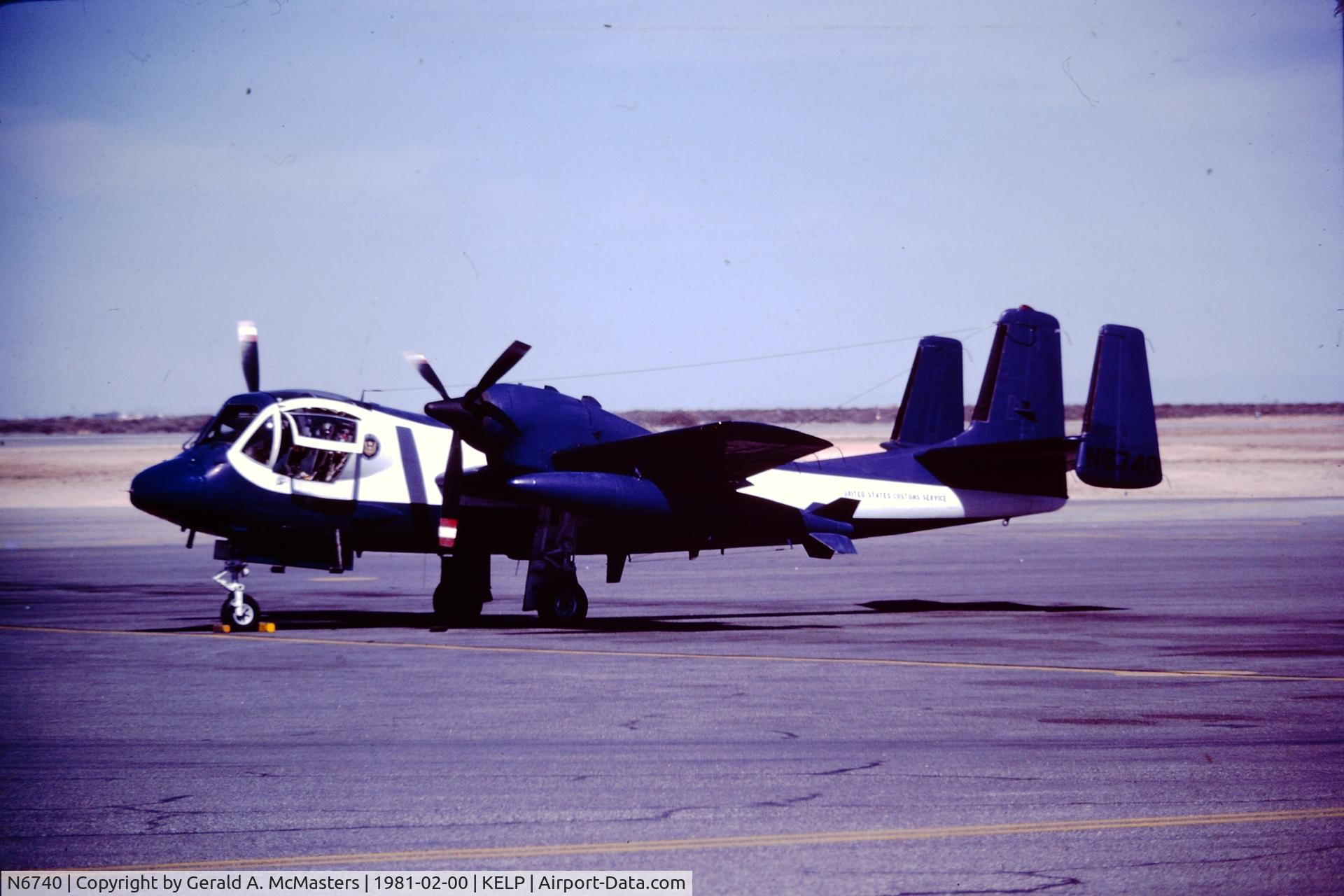 N6740, Grumman OV-1D Mohawk C/N 42C, Kodchrome 25 slide film