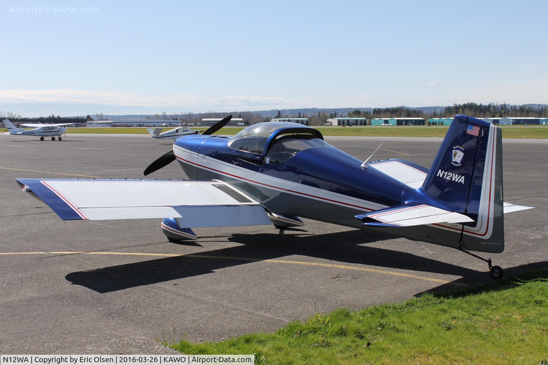 N12WA, 1994 Vans RV-6 C/N 21712, RV-6 at Ellie's at the Airport