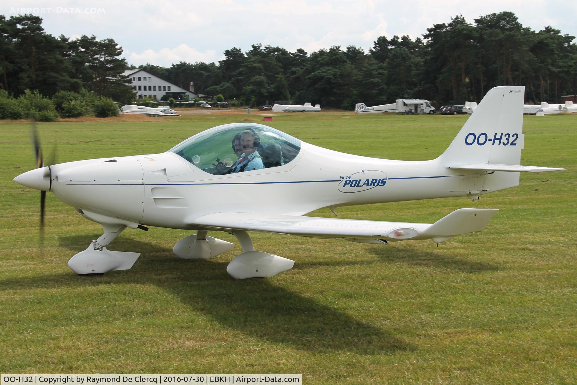OO-H32, 2004 B & F Technik FK-14 Polaris B C/N 014-046, Keiheuvel fly in 2016.