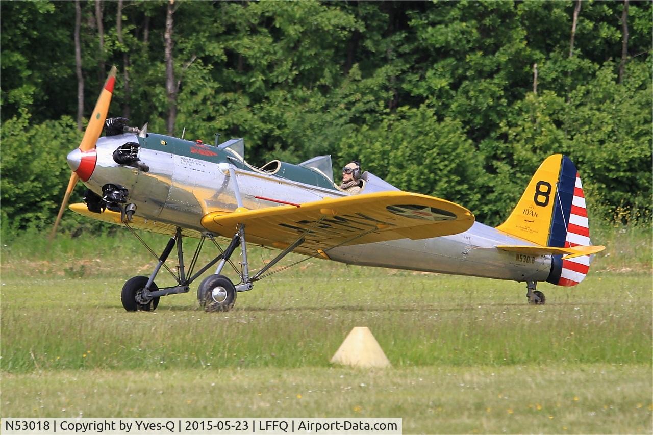 N53018, 1941 Ryan Aeronautical ST3KR C/N 1164, Ryan Aeronautical ST3KR, Landing rwy 28, La Ferté-Alais airfield (LFFQ) Airshow 2015