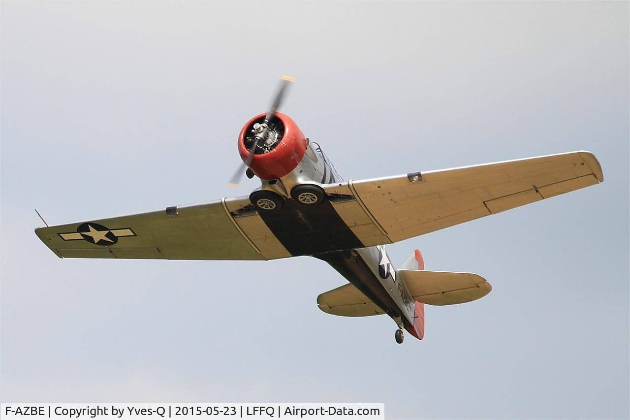F-AZBE, North American AT-6C Harvard IIA C/N 88-12127, North American AT-6C Harvard IIA, On display, La Ferté-Alais airfield (LFFQ) Airshow 2015