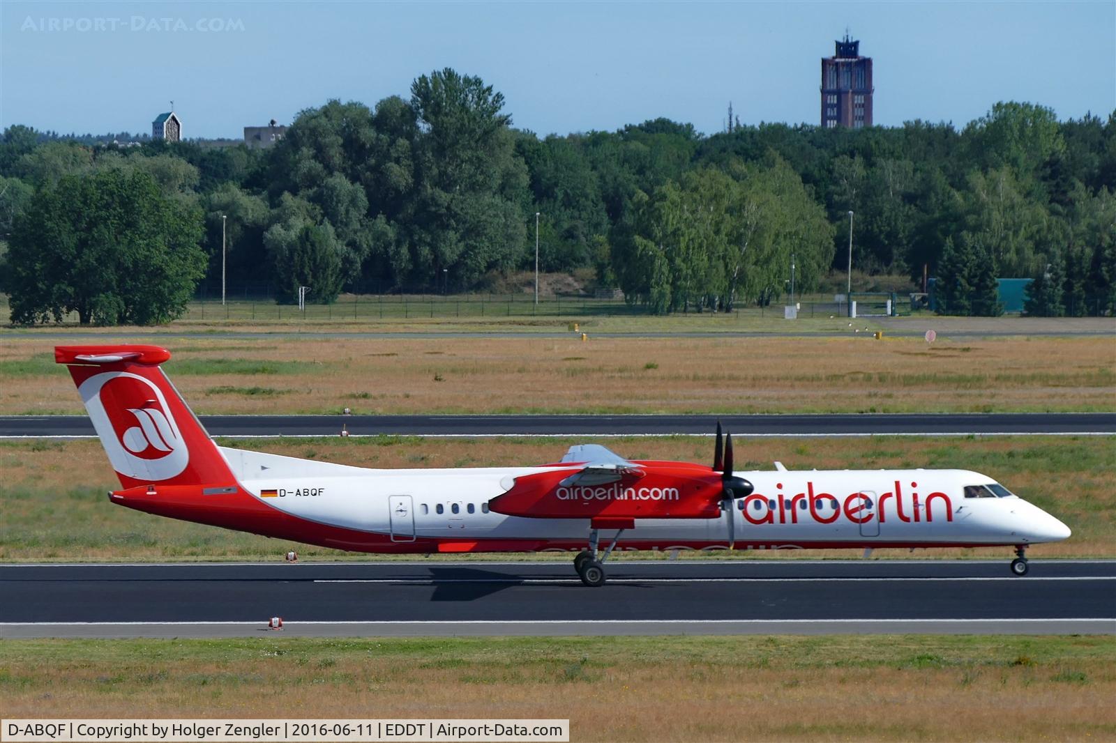 D-ABQF, 2009 De Havilland Canada DHC-8-402Q Dash 8 C/N 4245, TXL waving good bye tour no.4 since 2011