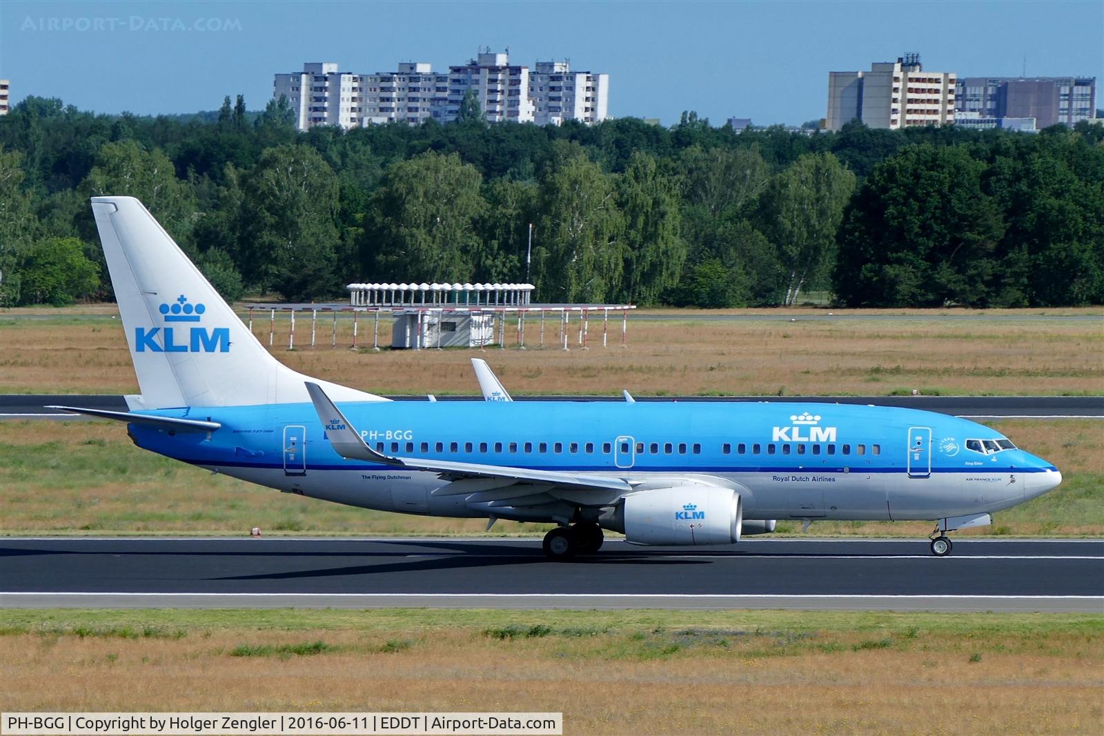 PH-BGG, 2009 Boeing 737-7K2 C/N 30367, TXL waving good bye tour no.4 since 2011