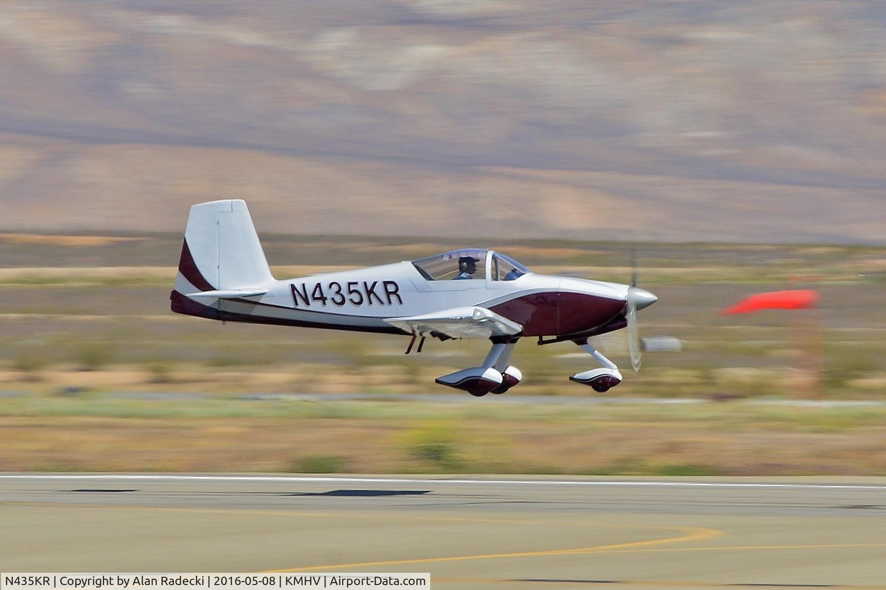 N435KR, Vans RV-9A C/N 91114, Departing KMHV