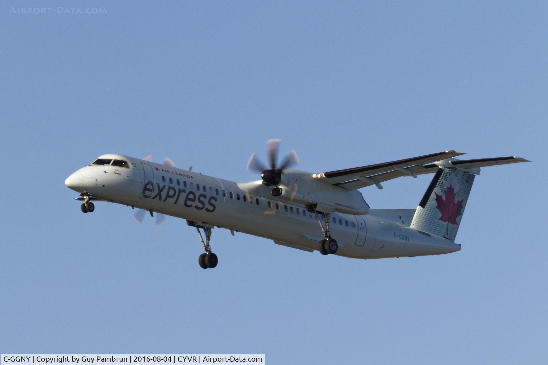 C-GGNY, 2011 Bombardier DHC-8-402 Dash 8 C/N 4386, Landing